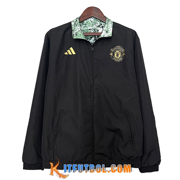 Rompevientos Manchester United Negro 2024/2025