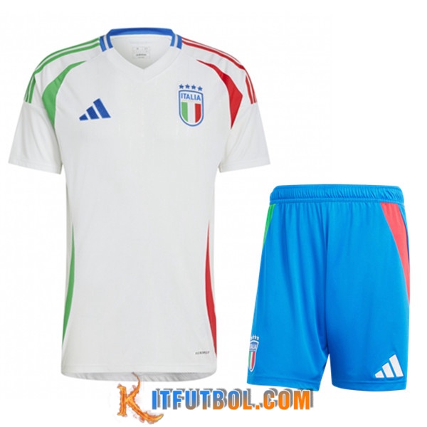 Camisetas Futbol Italia Segunda + Cortos UEFA Euro 2024