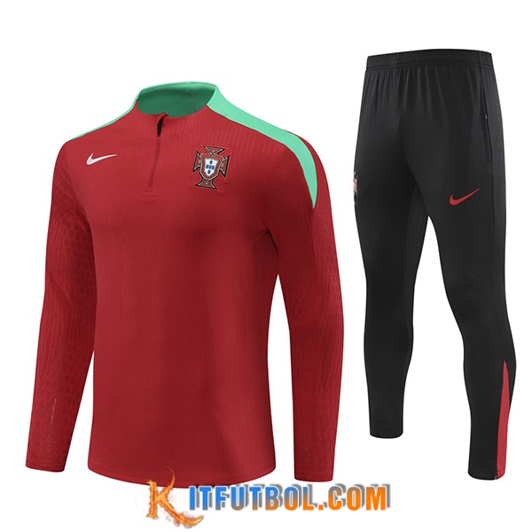 Chandal Equipos De Futbol Portugal Rojo/Verde 2024/2025