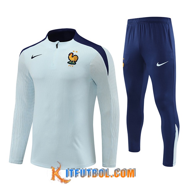Chandal Equipos De Futbol Francia Azul Claro 2024/2025