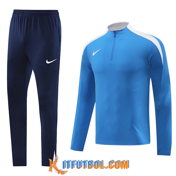 Chandal Equipos De Futbol Nike Azul/Blanco 2024/2025 -02