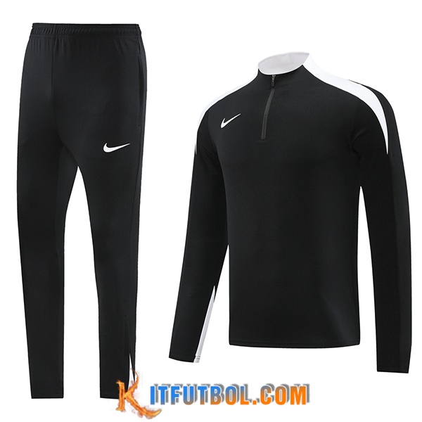 Chandal Equipos De Futbol Nike Negro/Blanco 2024/2025 -02