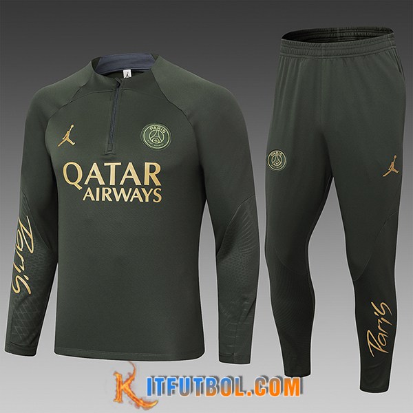 Chandal Equipos De Futbol PSG Ninos Verde 2024/2025