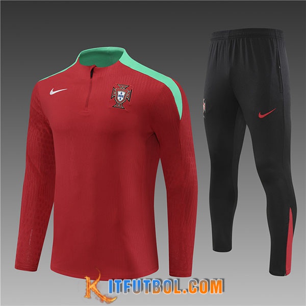 Chandal Equipos De Futbol Portugal Ninos Rojo/Verde 2024/2025