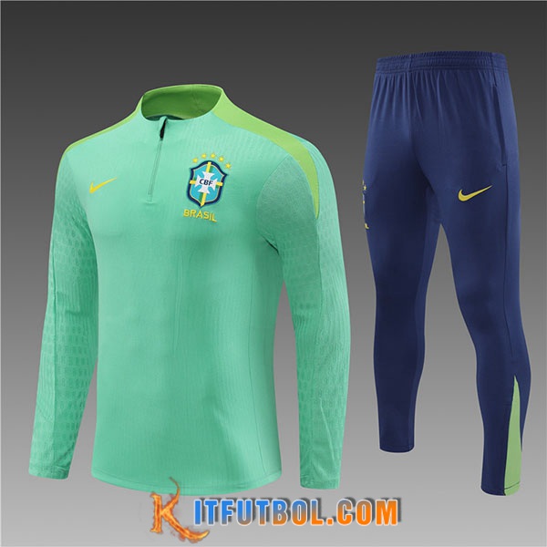 Chandal Equipos De Futbol Brasil Ninos Verde 2024/2025