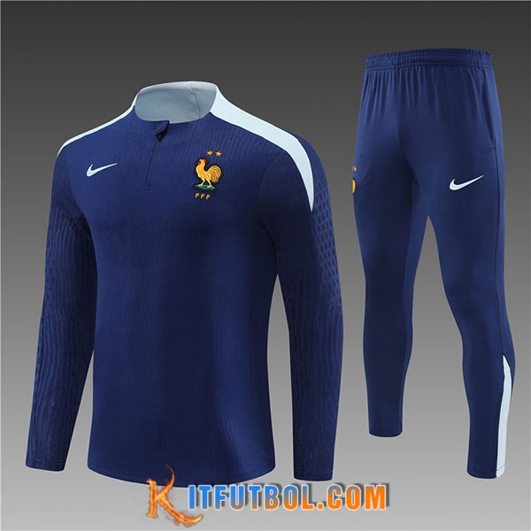 Chandal Equipos De Futbol Francia Ninos Azul marino 2024/2025