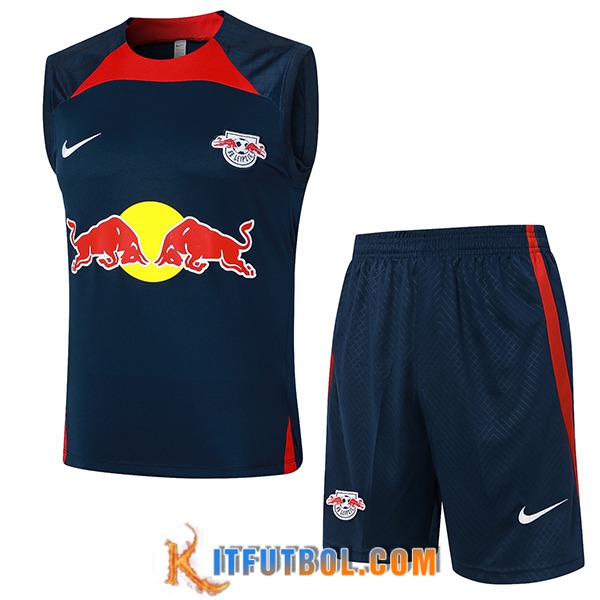 Camiseta Entrenamiento sin mangas RB Leipzig Azul/Rojo 2024/2025
