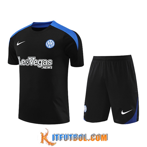 Camiseta Entrenamiento Inter Milan Negro/Azul 2024/2025
