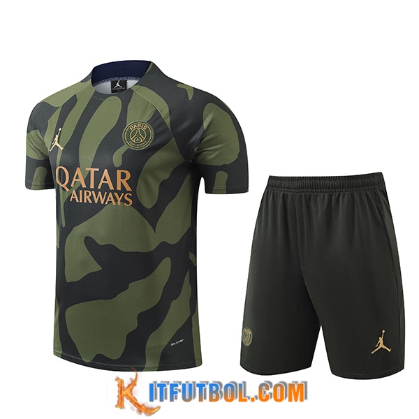 Camiseta Entrenamiento PSG Verde/Negro 2024/2025
