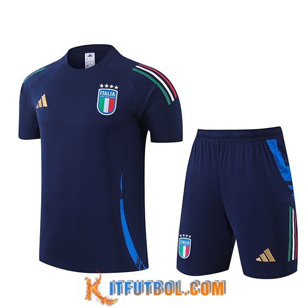 Camiseta Entrenamiento Italia Azul marino 2024/2025