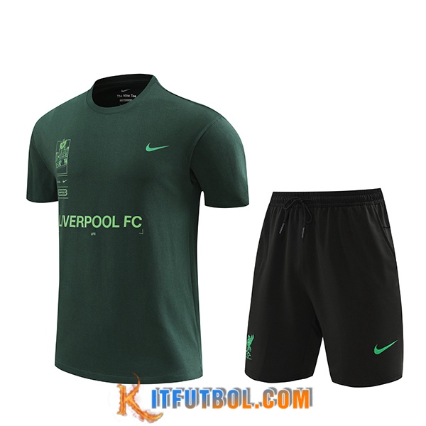 Camiseta Entrenamiento FC Liverpool Verde 2024/2025