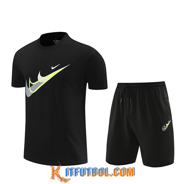 Camiseta Entrenamiento Nike Negro/Amarillo 2024/2025