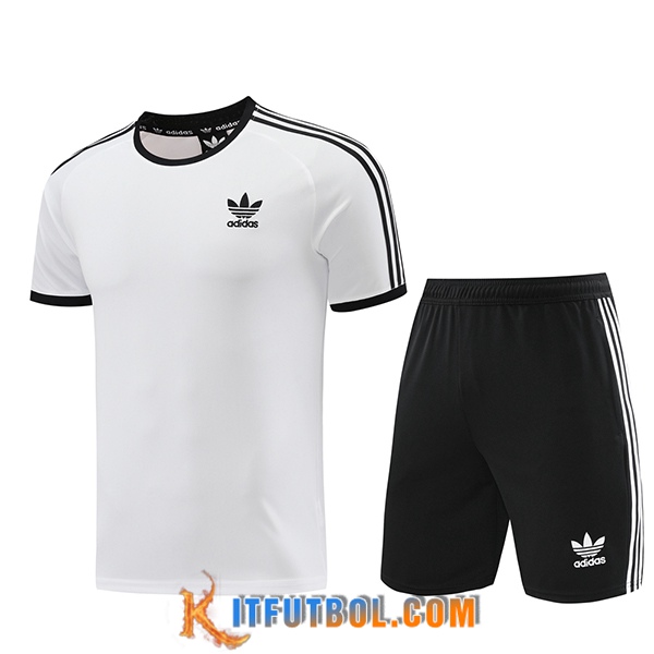 Camiseta Entrenamiento Adidas Blanco/Negro 2024/2025