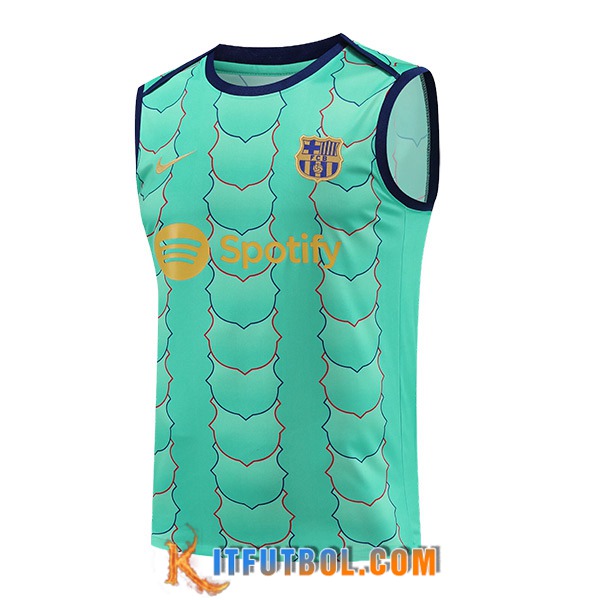 Chalecos De Futbol FC Barcelona Verde 2024/2025