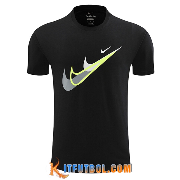 Camiseta Entrenamiento Nike Negro/Amarillo 2024/2025 -02