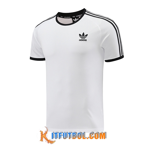 Camiseta Entrenamiento Adidas Blanco/Negro 2024/2025 -02