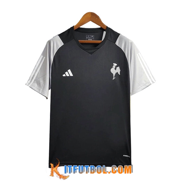 Camiseta Entrenamiento Atletico Mineiro Negro/Gris 2024/2025 -02