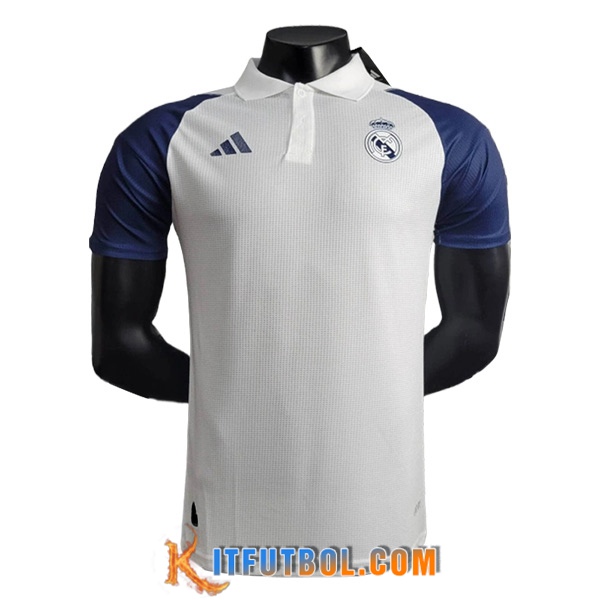 Camiseta Entrenamiento Real Madrid Blanco/Azul 2024/2025