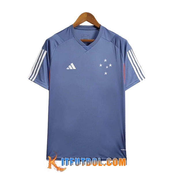 Camiseta Entrenamiento Cruzeiro Azul/Rojo 2024/2025