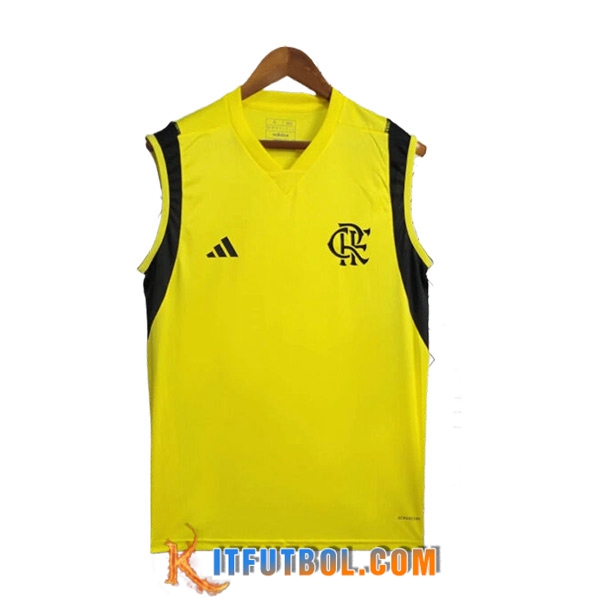 Chalecos De Futbol Flamengo Amarillo/Negro 2024/2025