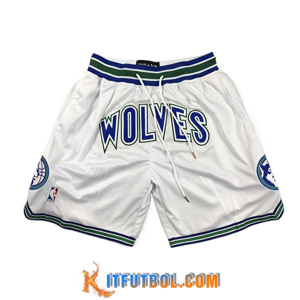 Cortos NBA Minnesota Timberwolves 2024/25 Blanco/Azul