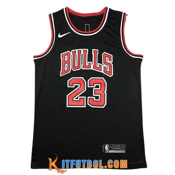 Camisetas De Futbol Chicago Bulls (JORDAN #23) 2024/25 Negro/Rojo -03