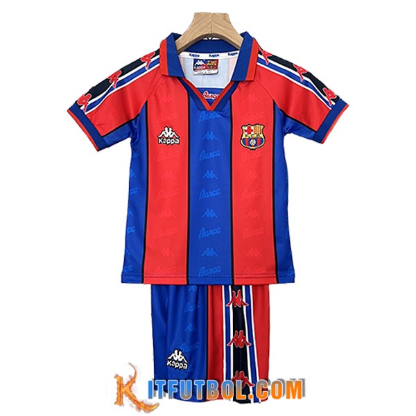 Camisetas De Futbol FC Barcelona Retro Ninos Primera 1995/1997