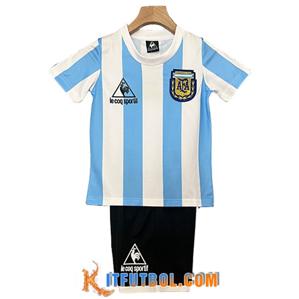 Camisetas De Futbol Argentina Retro Ninos Primera 1986