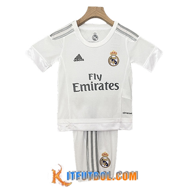 Camisetas De Futbol Real Madrid Retro Ninos Primera 2015/016