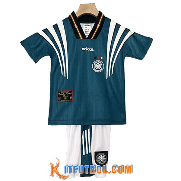 Camisetas De Futbol Alemania Retro Ninos Segunda 1996