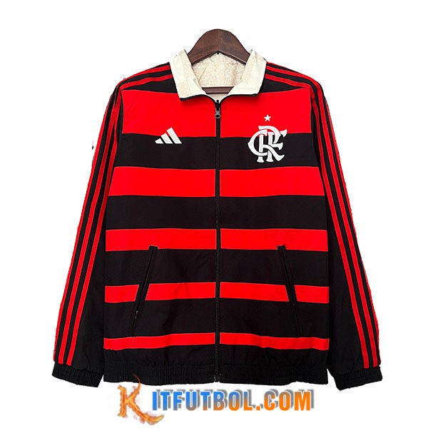 Rompevientos Flamengo Negro/Rojo 2024/2025