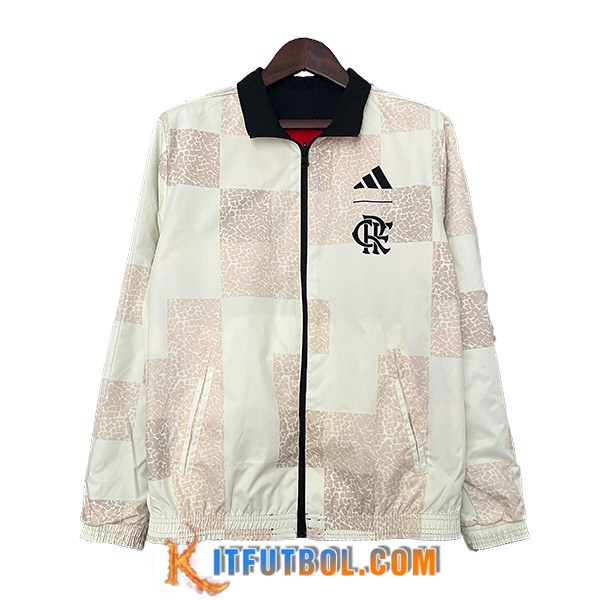Rompevientos Flamengo Blanco/Marrón 2024/2025
