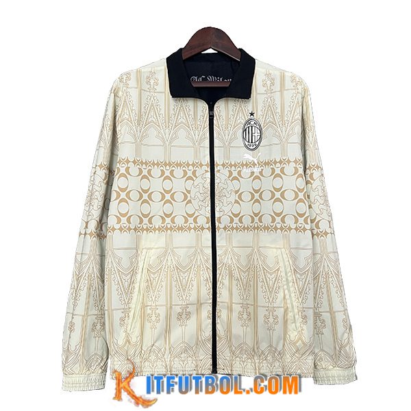 Rompevientos AC Milan Beige/Amarillo 2024/2025