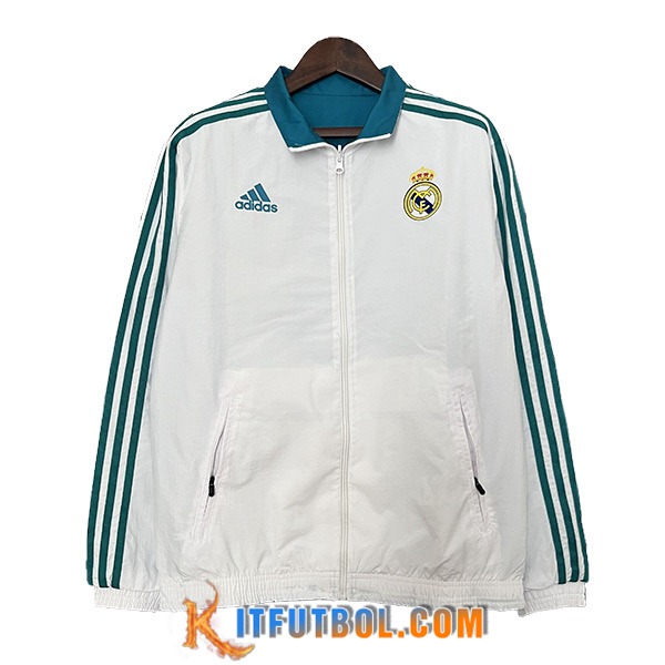 Rompevientos Real Madrid Blanco/Verde 2024/2025