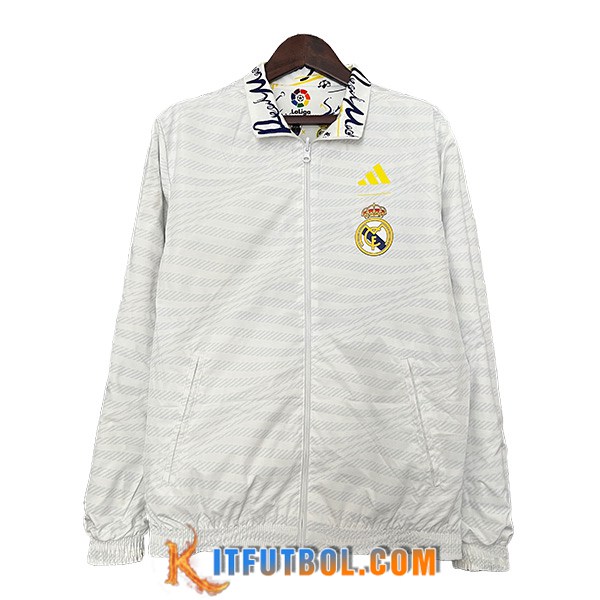 Rompevientos Real Madrid Blanco 2024/2025