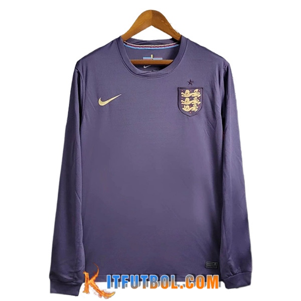 Camiseta Equipo Nacional Inglaterra Segunda Manga Largas 2024/2025