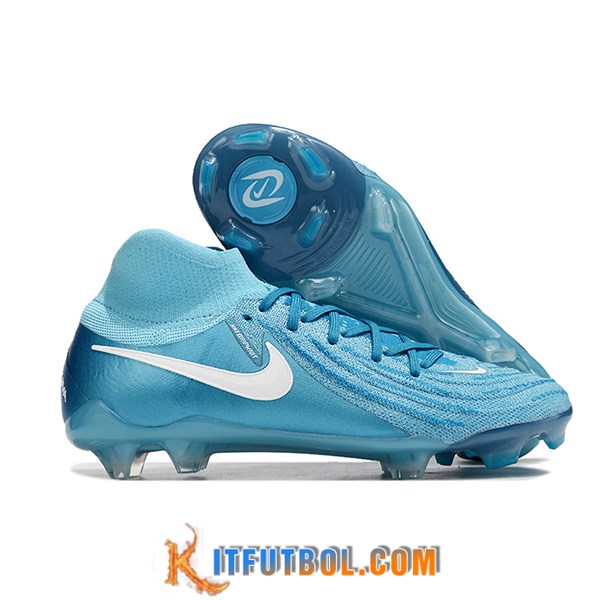 Nike Botas De Fútbol Phantom Luna Elite NU FG Azul/Blanco