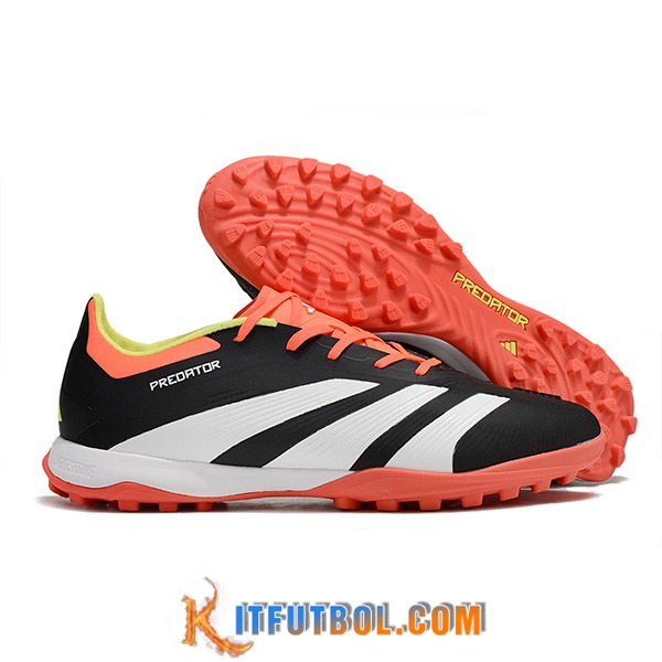 Adidas Botas De Fútbol PREDATOR 24 ELITE TF BOOTS Blanco/Negro/Naranja