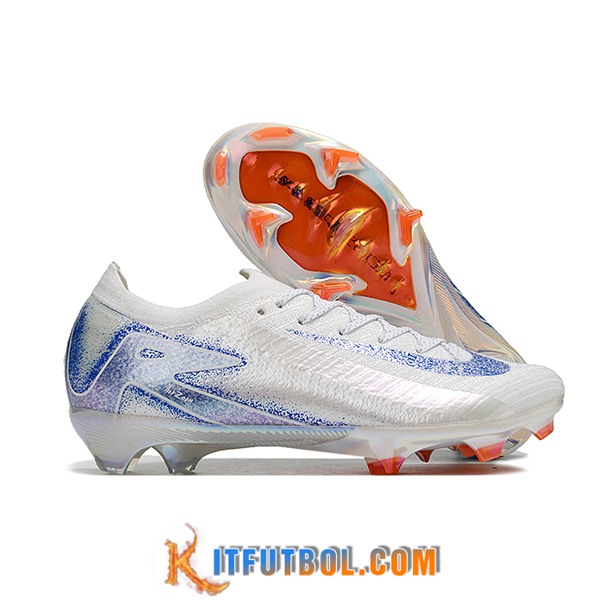 Nike Botas De Fútbol AIR Zoom Mercurial Vapor 16 Elite XXV FG Blanco/Azul -02
