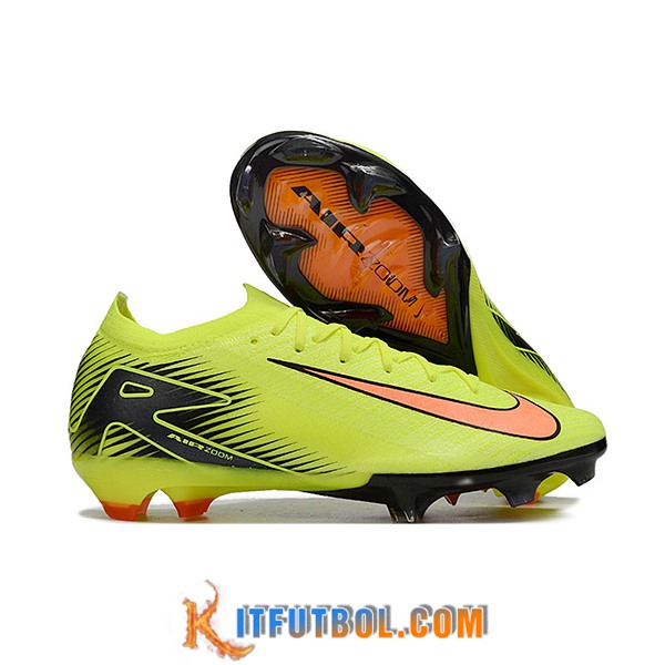 Nike Botas De Fútbol AIR Zoom Mercurial Vapor 16 Elite XXV FG Amarillo/Negro/Naranja