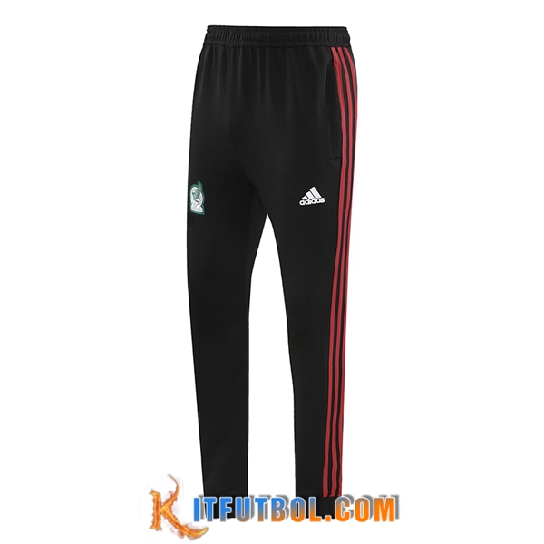 Pantalon Entrenamiento México Negro/Rojo 2024/2025