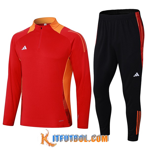 Chandal Equipos De Futbol Adidas Rojo/Naranja 2024/2025