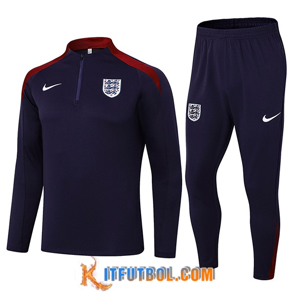 Chandal Equipos De Futbol Inglaterra Púrpura/Rojo 2024/2025