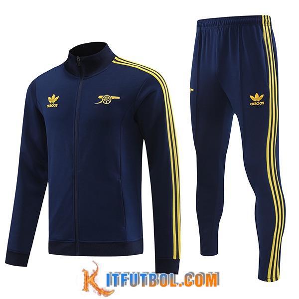 Chandal Equipos De Futbol - Chaqueta Arsenal Azul/Amarillo 2024/2025