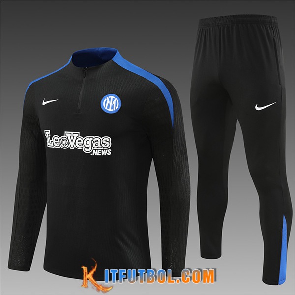 Chandal Equipos De Futbol Inter Milan Ninos Negro/Azul 2024/2025