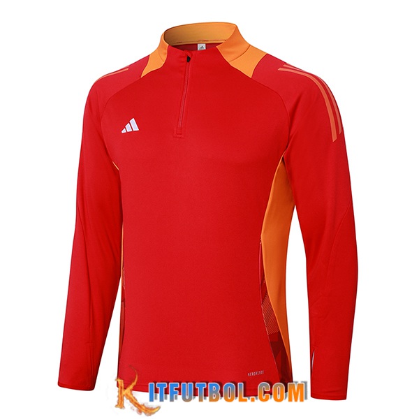 Sudadera De Entrenamiento Adidas Rojo/Naranja 2024/2025
