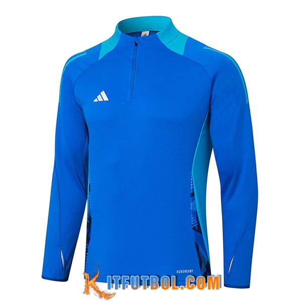 Sudadera De Entrenamiento Adidas Azul 2024/2025 -03