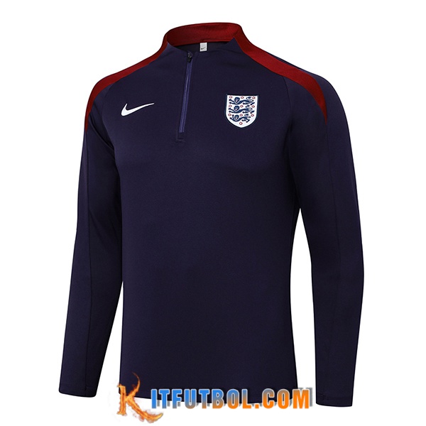 Sudadera De Entrenamiento Inglaterra Púrpura/Rojo 2024/2025