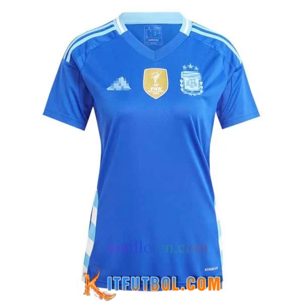 Camisetas De Futbol Argentina Mujer Segunda 2024/2025