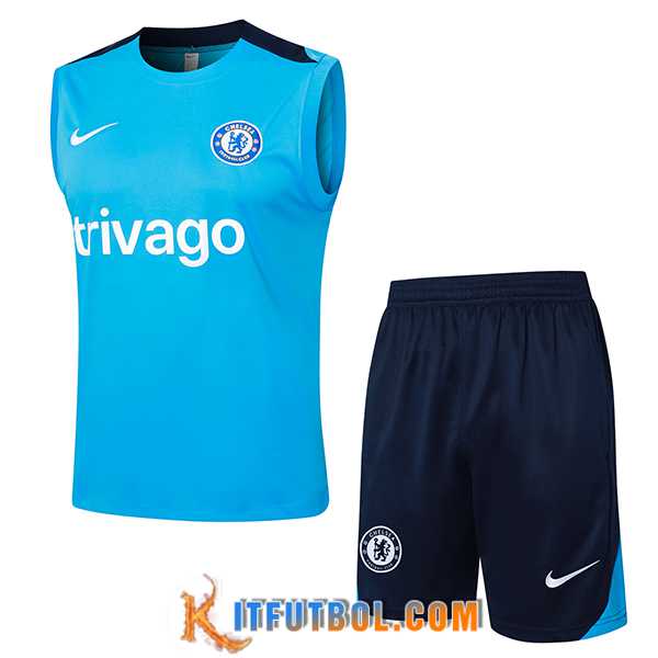 Camiseta Entrenamiento sin mangas FC Chelsea Azul 2024/2025